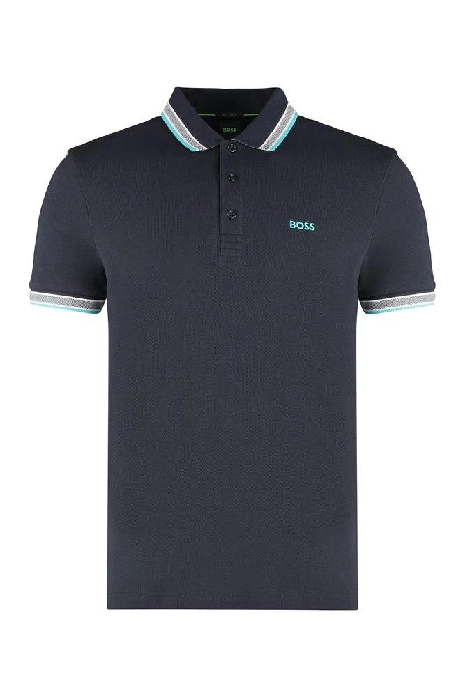 商品Hugo Boss|Boss Hugo Boss Logo Embroidered Short-Sleeved Polo Shirt,价格¥610,第1张图片