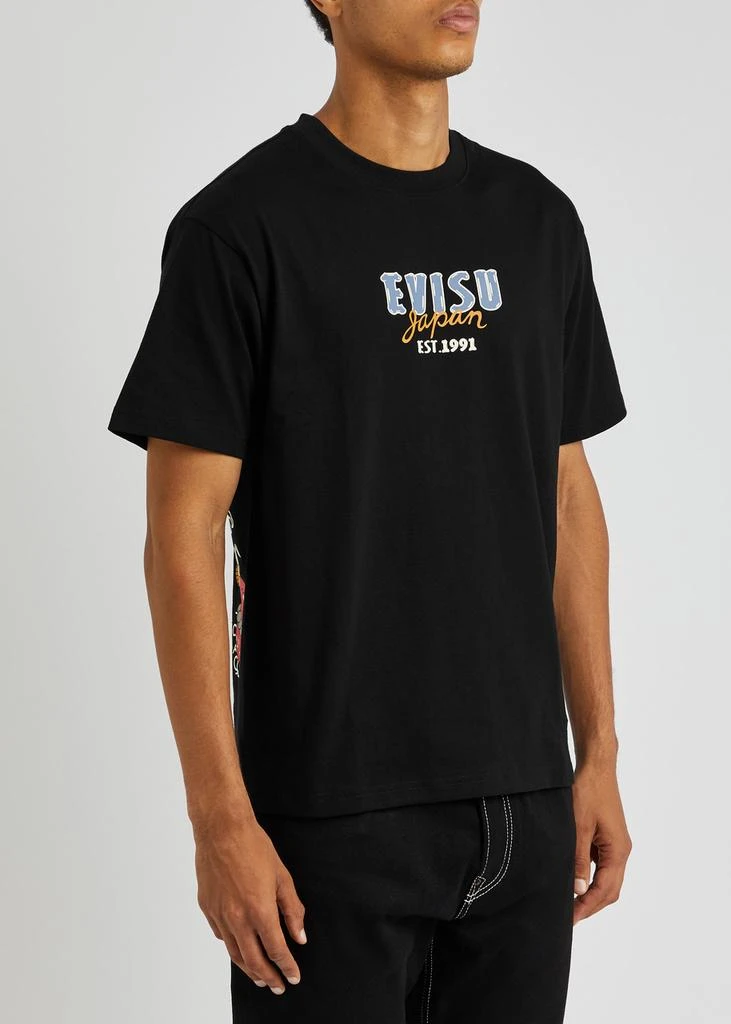 商品Evisu|Logo-print cotton T-shirt,价格¥1085,第2张图片详细描述