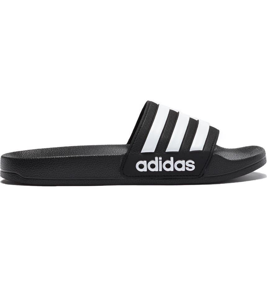 商品Adidas|Adilette Shower Slide Sandal,价格¥111,第5张图片详细描述