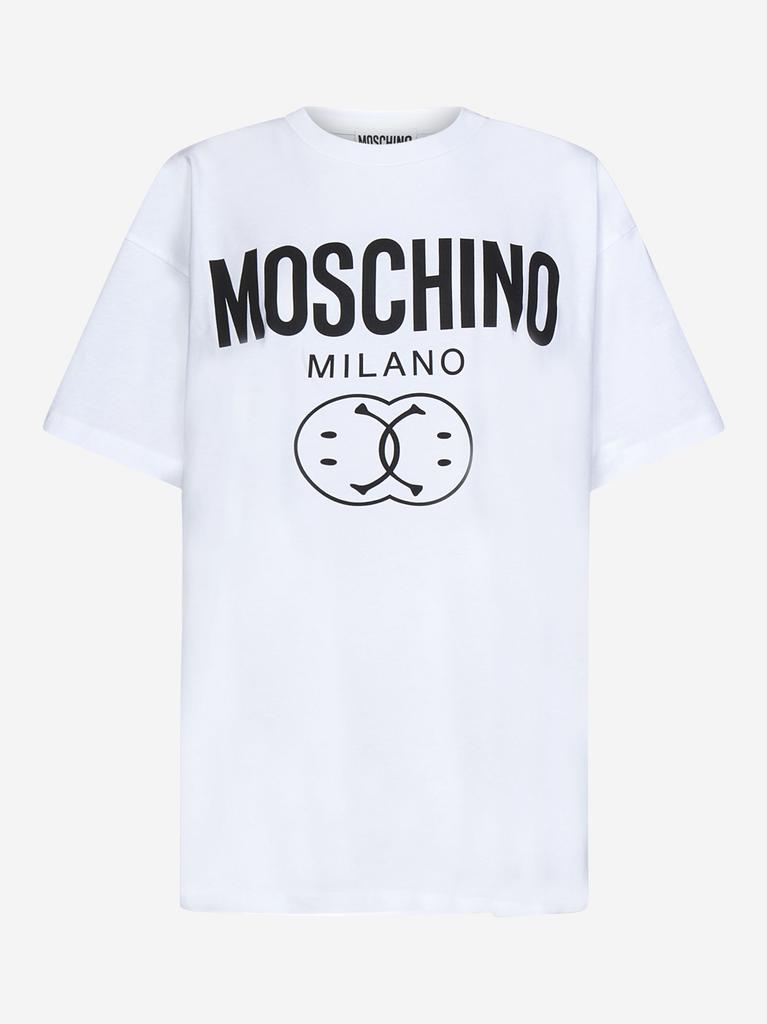 Moschino DOUBLE SMILEY® T-shirt商品第1张图片规格展示