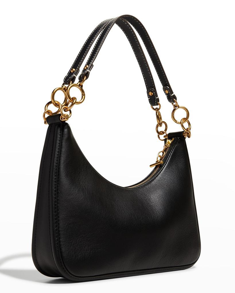 商品Tory Burch|Mercer Crescent Zip Shoulder Bag,价格¥2146,第5张图片详细描述