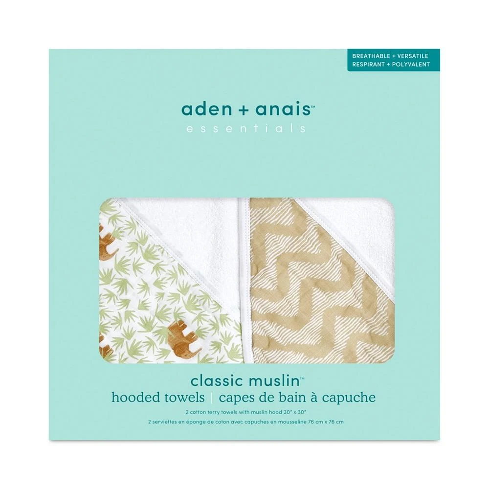 商品aden + anais|Baby Boys or Baby Girls Hooded Towels, Pack of 2,价格¥243,第2张图片详细描述