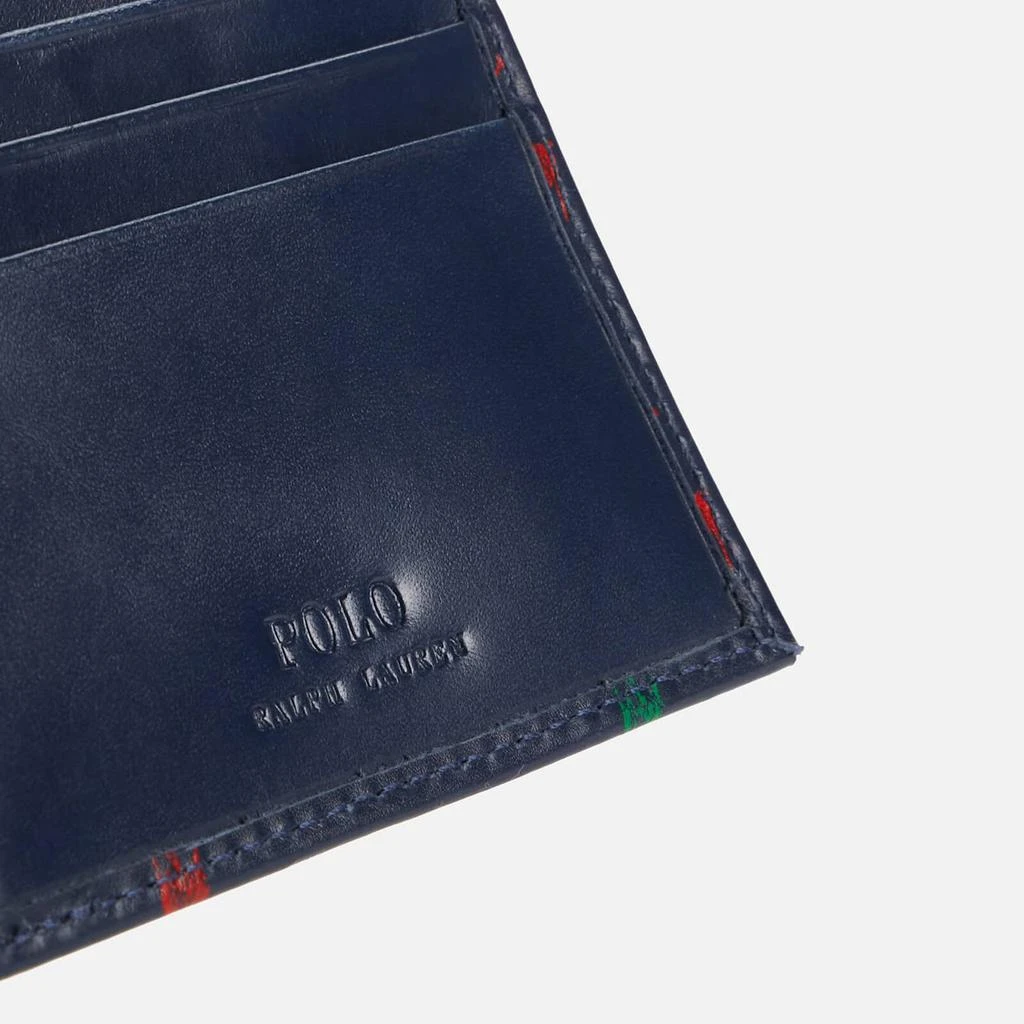 商品Ralph Lauren|Polo Ralph Lauren Men's All Over Print Bifold Wallet - Navy/Multi,价格¥825,第4张图片详细描述