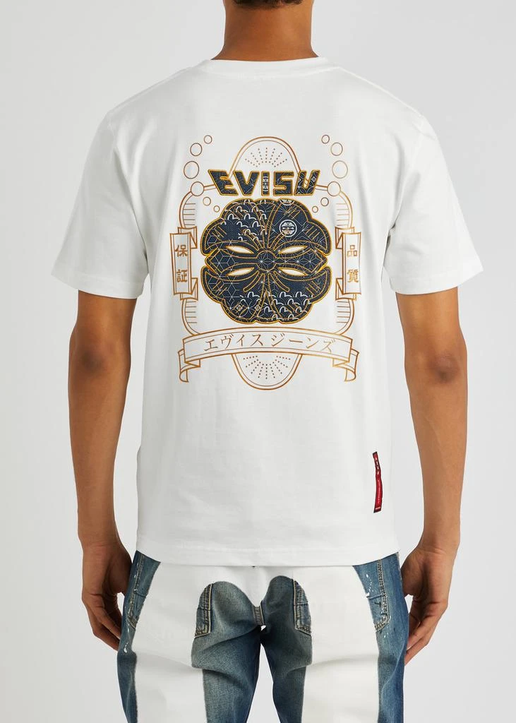 商品Evisu|Logo-embroidered cotton T-shirt,价格¥1085,第3张图片详细描述