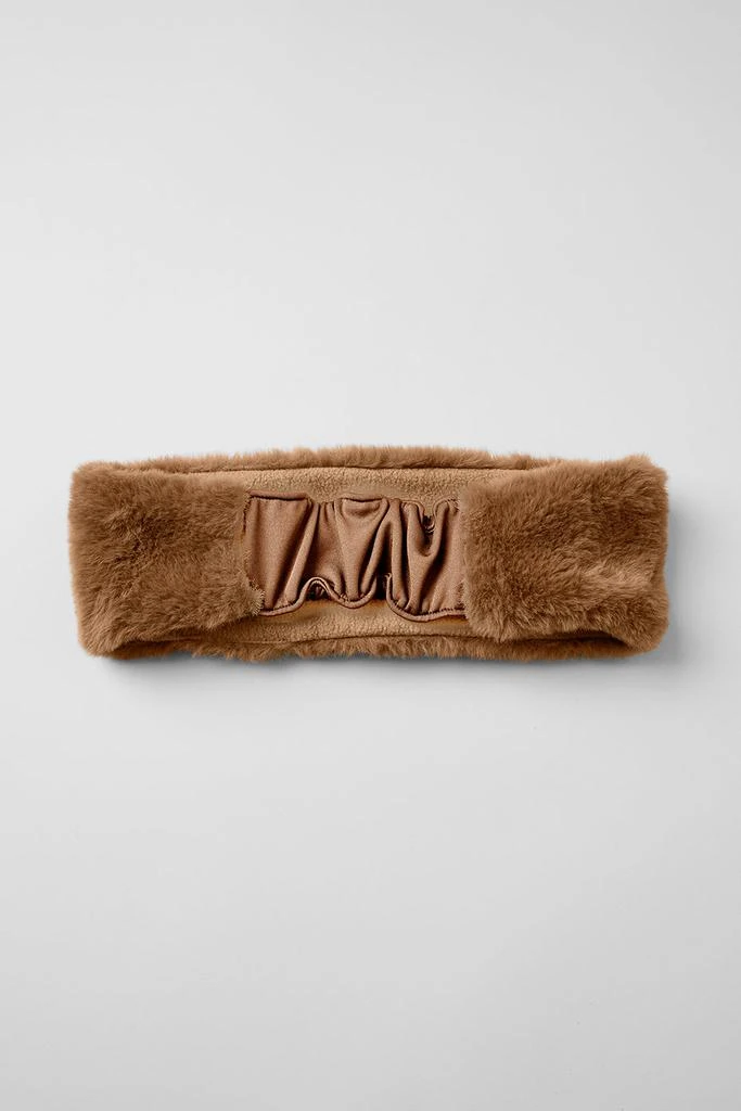 商品Alo|Faux Fur Ear Warmers - Toasted Almond,价格¥435,第3张图片详细描述