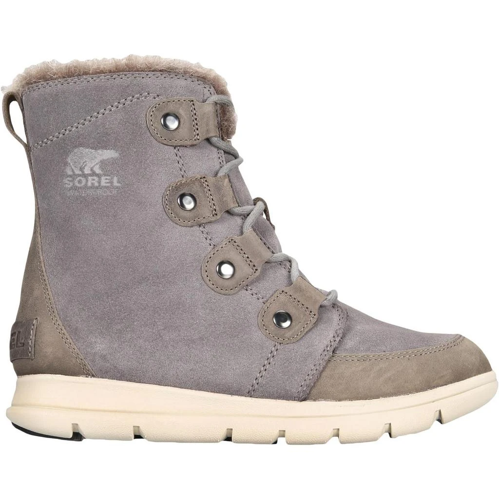 商品SOREL|Sorel Womens Explorer Joan Suede Faux Fur Winter Boots,价格¥161,第3张图片详细描述