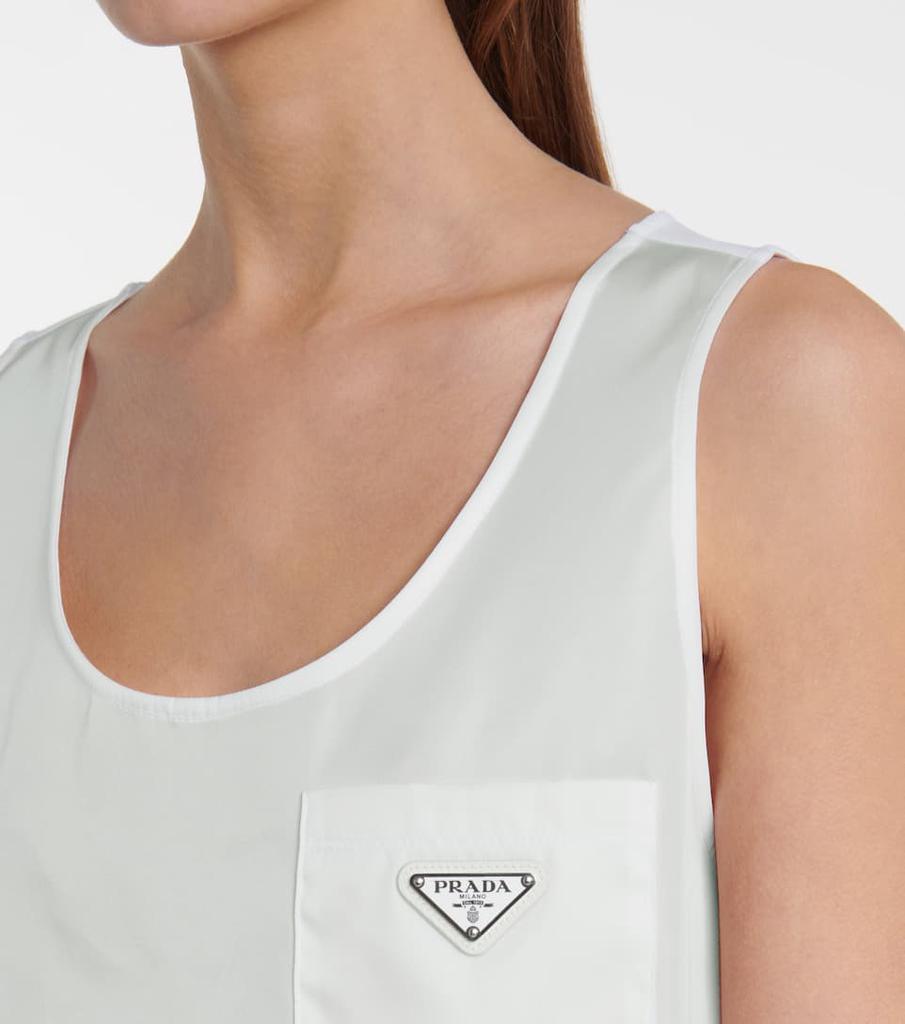 商品Prada|Nylon and cotton tank top,价格¥4631,第7张图片详细描述