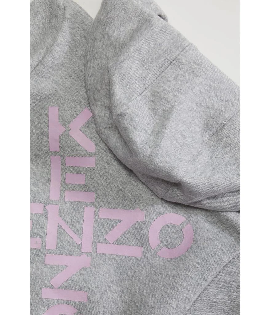 商品Kenzo|Zip-Up Hoodie with Back Cross Logo (Toddler/Little Kids),价格¥510,第2张图片详细描述