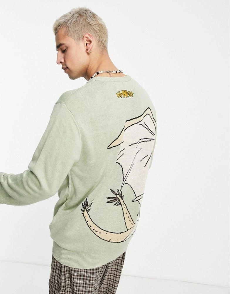 商品Rip N Dip|RIPNDIP gidora jumper in green,价格¥374,第4张图片详细描述