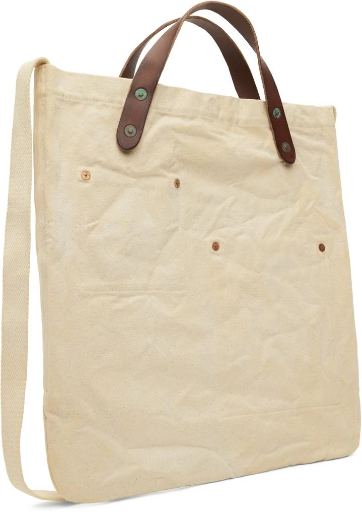 商品RRL|Beige Double RL Ranch Logo Market Tote,价格¥1208,第3张图片详细描述