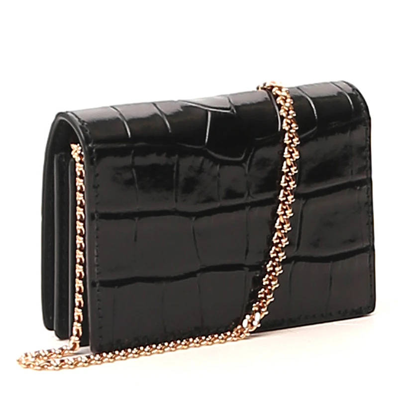ALEXANDER MCQUEEN 亚历山大·麦昆 女士黑色皮质单肩包 632032-1JM0G-1000 商品