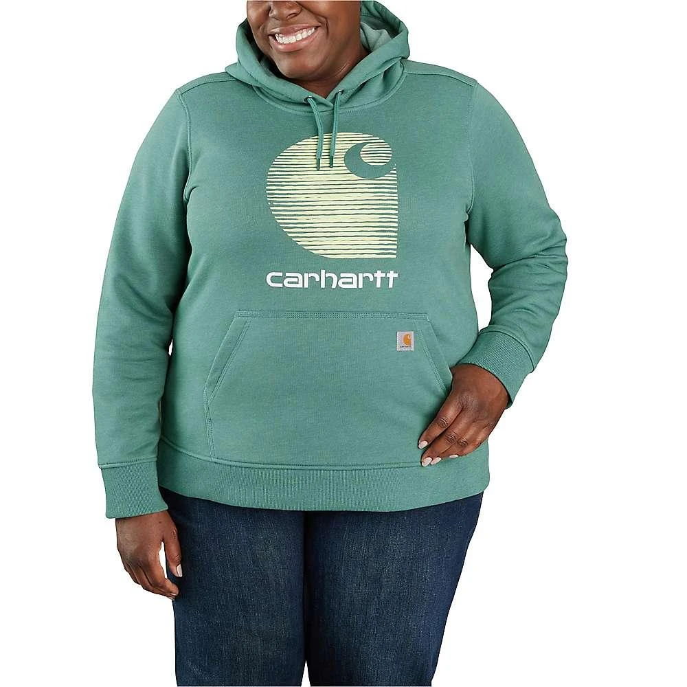 商品Carhartt|Carhartt Women's Rain Defender Relaxed Fit Midweight C Logo Graphic Sweatshirt,价格¥313,第5张图片详细描述