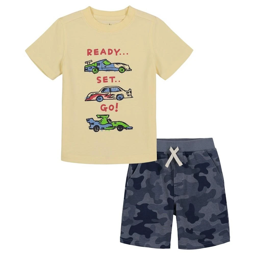 商品KIDS HEADQUARTERS|Baby Boys Racecar T Shirt and Shorts, 2 Piece Set,价格¥171,第1张图片