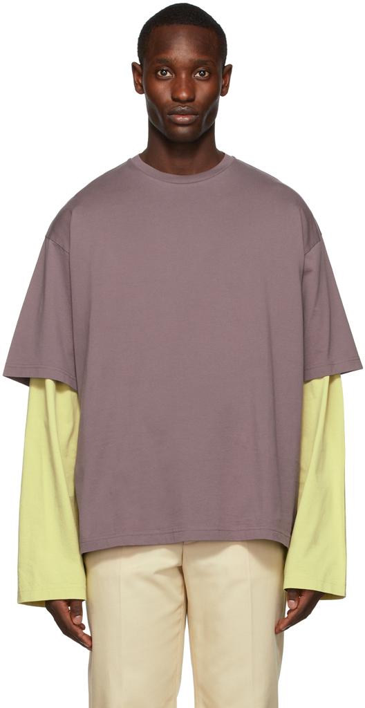 Purple Short Sleeve T-Shirt商品第1张图片规格展示