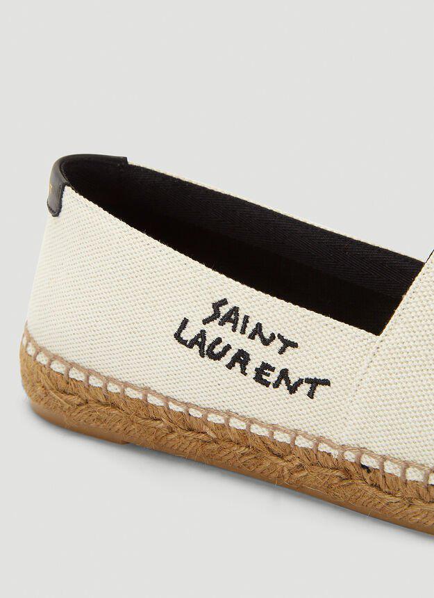 商品Yves Saint Laurent|Logo Espadrilles Shoes in Brown,价格¥3220,第7张图片详细描述