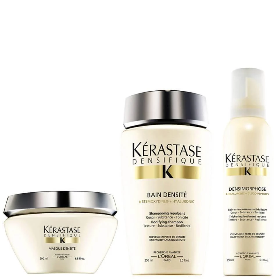商品Kérastase|Kérastase Densifique Bain Densite (250ml) Masque Densite (200ml) and Mousse Densimorphose (150ml),价格¥618,第1张图片