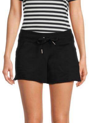 商品Calvin Klein|Ribbed Trim Drawstring Shorts,价格¥177,第1张图片