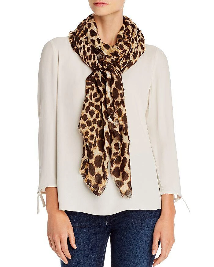 商品Echo Design|Cheetah Print Oblong Scarf,价格¥266,第1张图片