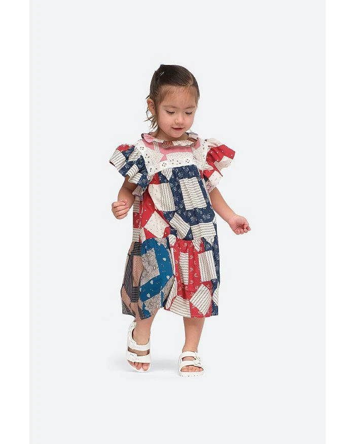 商品Sea|Girls' Nohr Patch Flutter Dress - Little Kid, Big Kid,价格¥795,第4张图片详细描述