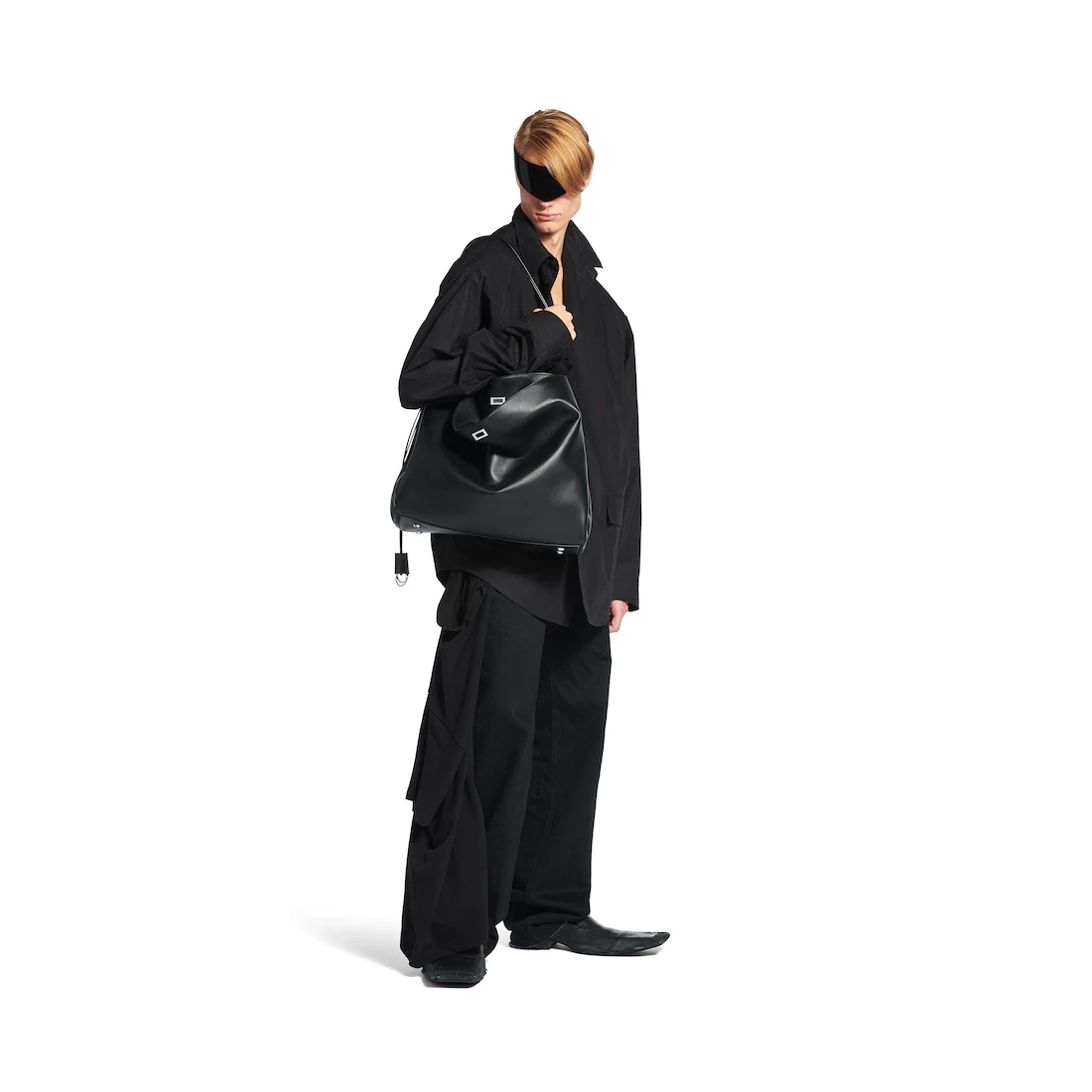 【预售】 巴黎世家 25春夏 男士 单肩包 RODEO竖款托特包 8276642AA4U1000  商品