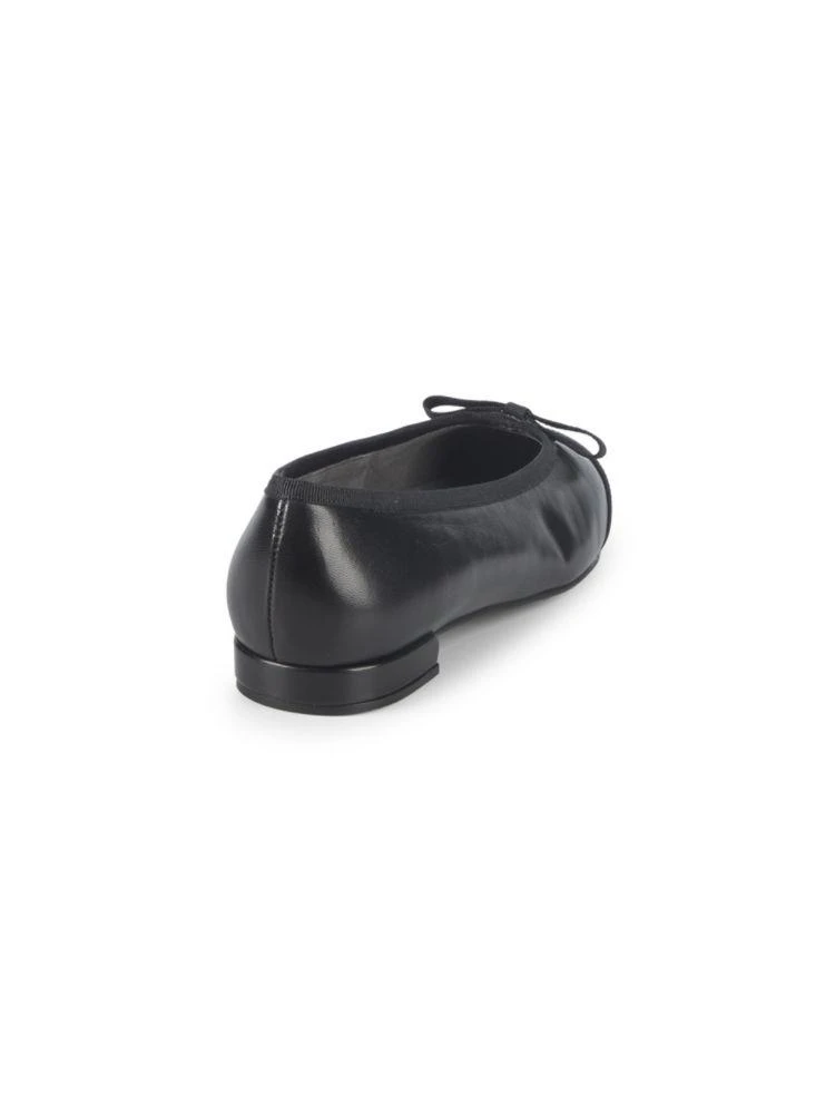 商品Stuart Weitzman|Capture Leather Ballet Flats,价格¥1578,第3张图片详细描述