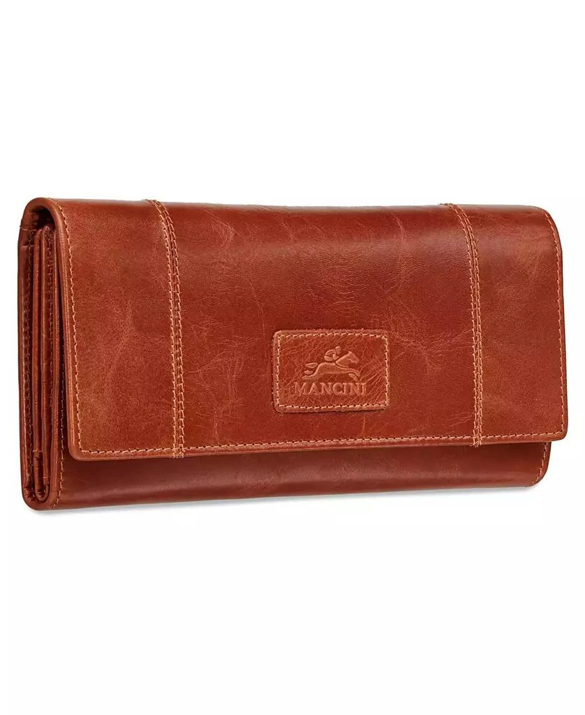 Casablanca Collection RFID Secure Ladies Trifold Wing Wallet 商品