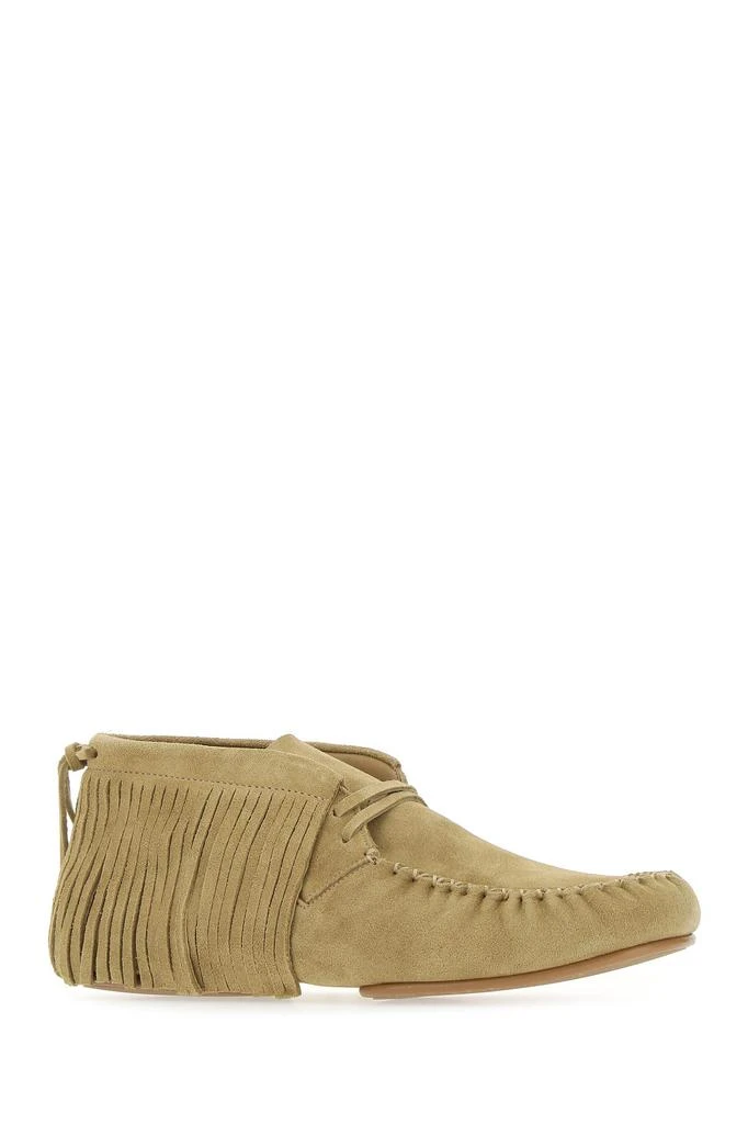 商品Loewe|Beige suede Paula’s Ibiza lace-up shoes,价格¥3687,第1张图片