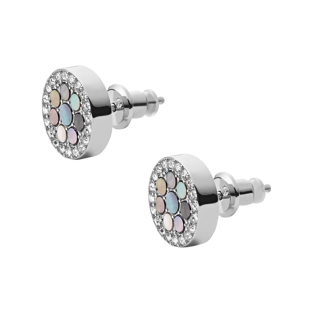 Fossil Women's Val Mosaic Mother-of-Pearl Stud Earring商品第2张图片规格展示