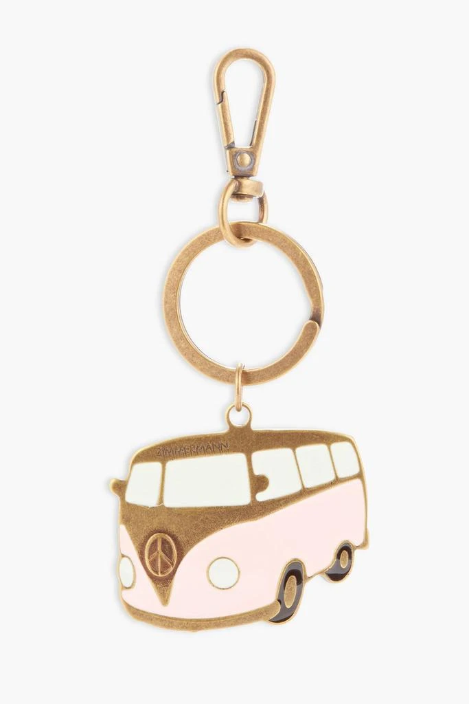商品Zimmermann|Gold-tone enamel keychain,价格¥112,第1张图片