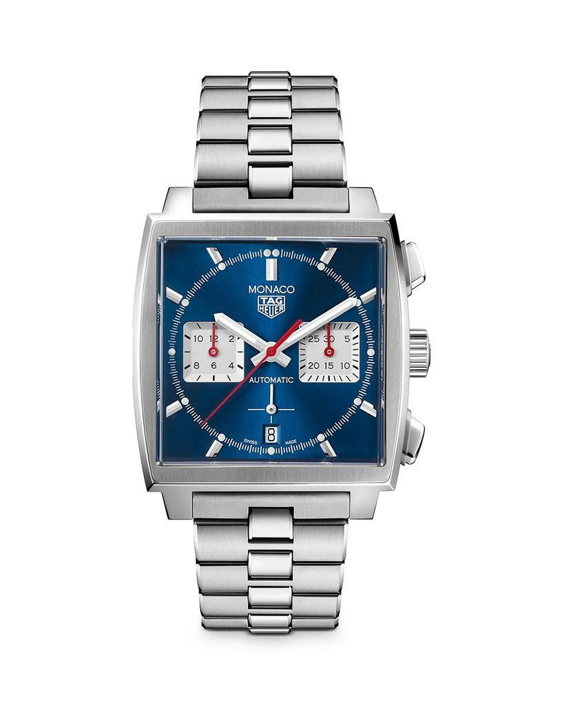 商品TAG Heuer|Monaco Calibre Automatic Chronograph, 39mm,价格¥59041,第1张图片