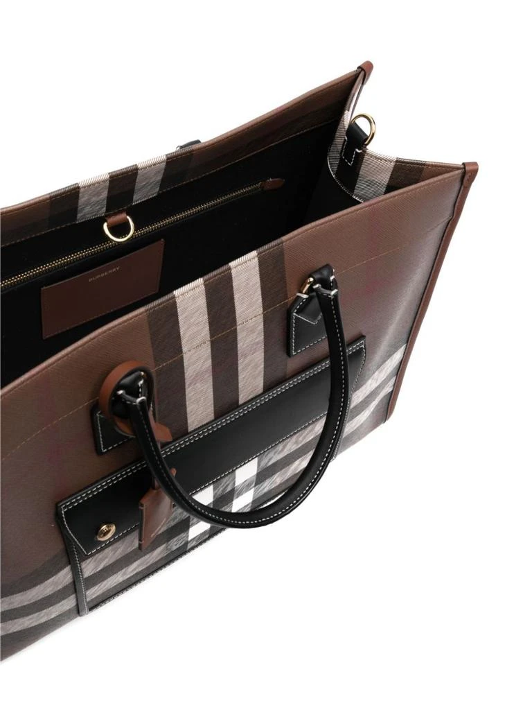 商品Burberry|BURBERRY - Cotton Blend Tote Bag,价格¥11097,第2张图片详细描述