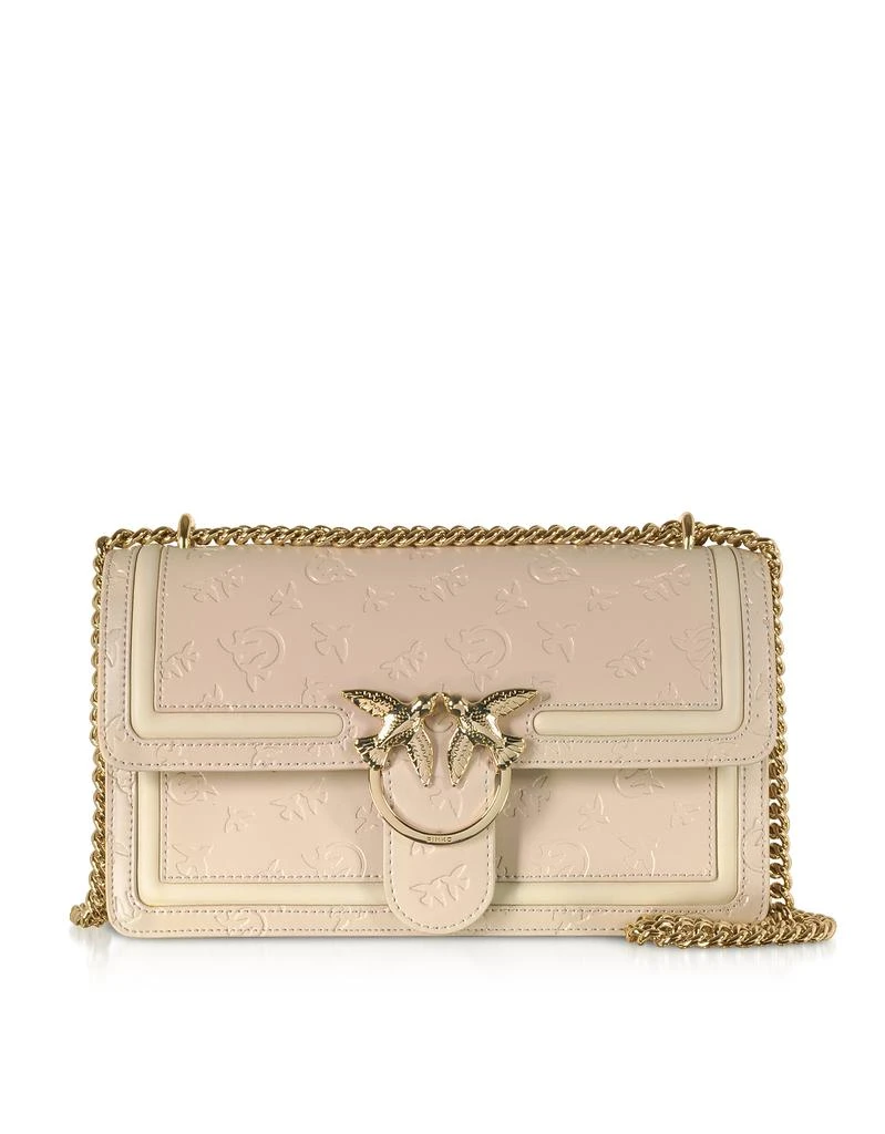 商品PINKO|Beige Love Classic Monogram Shoulder Bag,价格¥2215,第1张图片