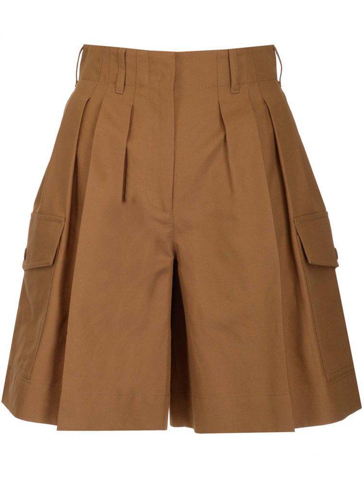 商品Moncler|Moncler High Waist Straight Cut Shorts,价格¥1913,第1张图片
