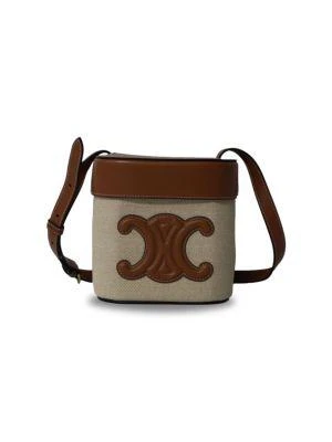 商品[二手商品] Celine|Celine Triomphe Box Bag In Brown Leather,价格¥17818,第1张图片