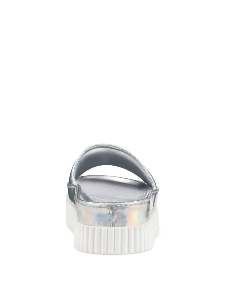 商品KENDALL and KYLIE|Women's Isla Metallic Platform Slide Sandals,价格¥363,第4张图片详细描述