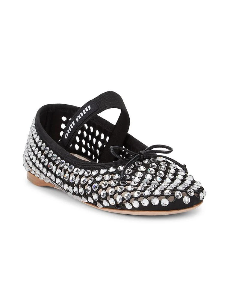 商品Miu Miu|Crystal-Embellished Ballet Flats,价格¥11930,第2张图片详细描述