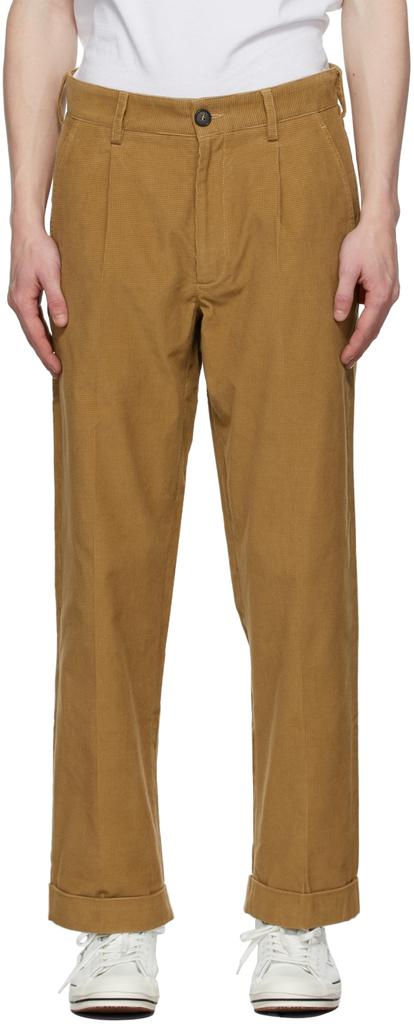 Brown Corduroy Classic Trousers商品第1张图片规格展示