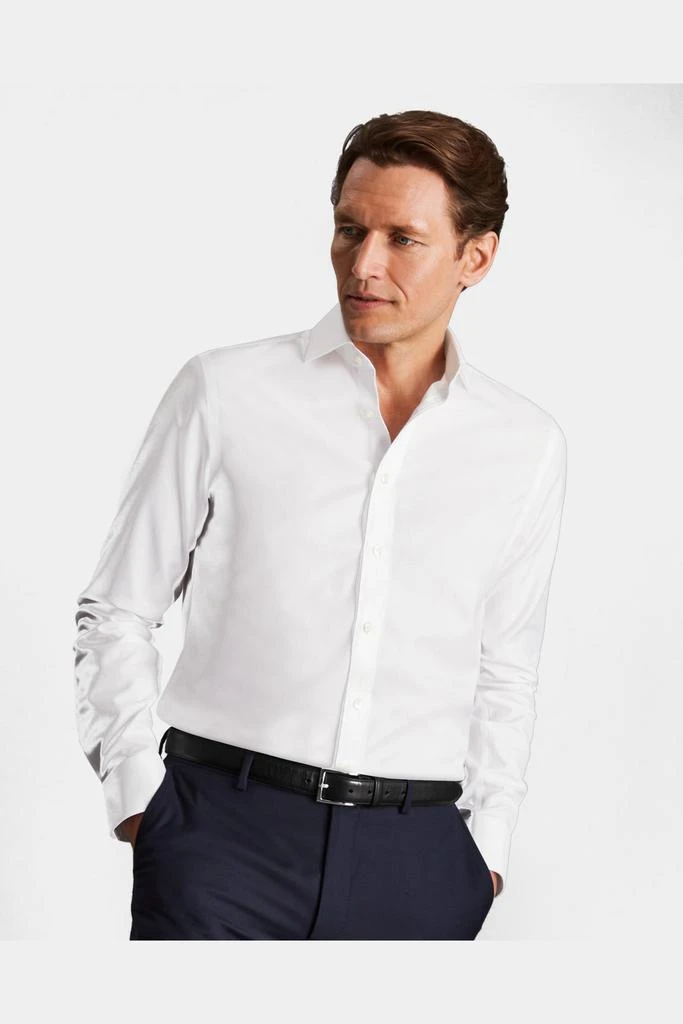 商品Charles Tyrwhitt|Non-Iron Twill Cutaway Classic Fit Shirt,价格¥380,第1张图片