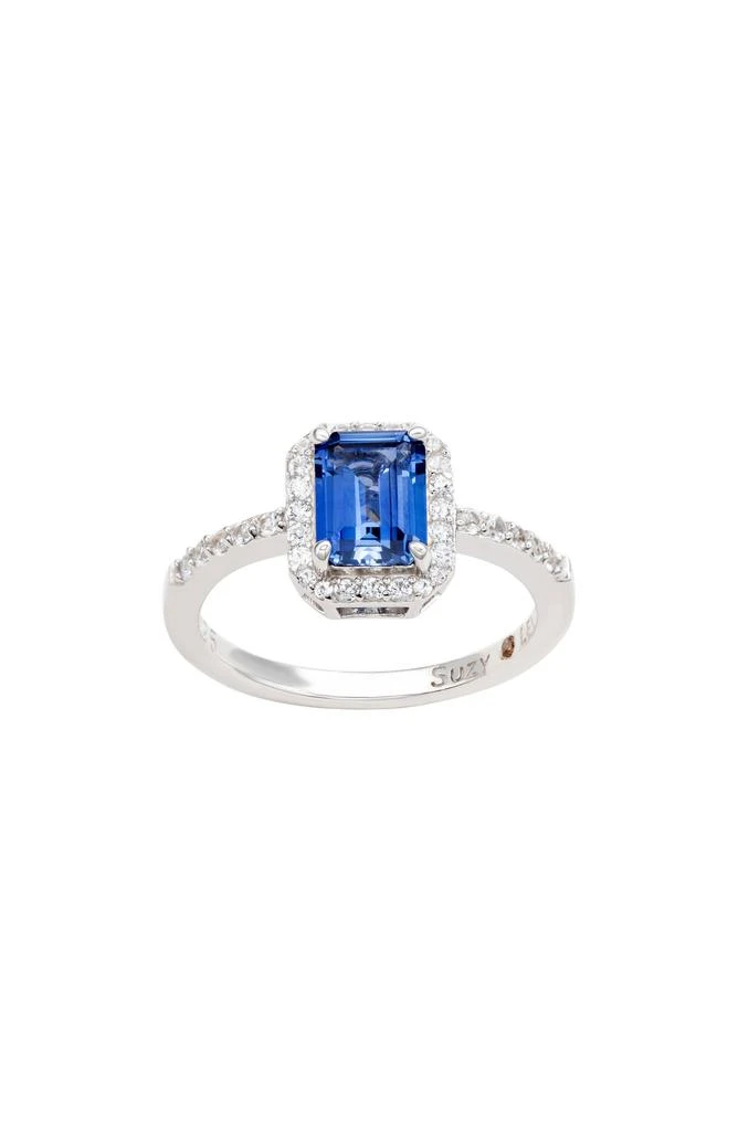 商品Suzy Levian|Emerald Cut Sapphire Ring,价格¥1875,第5张图片详细描述