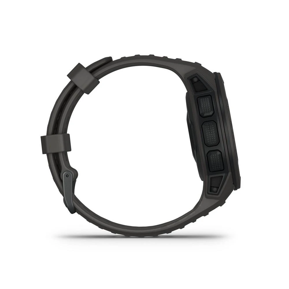 Unisex Instinct Graphite Silicone Strap Smart Watch 23mm 商品