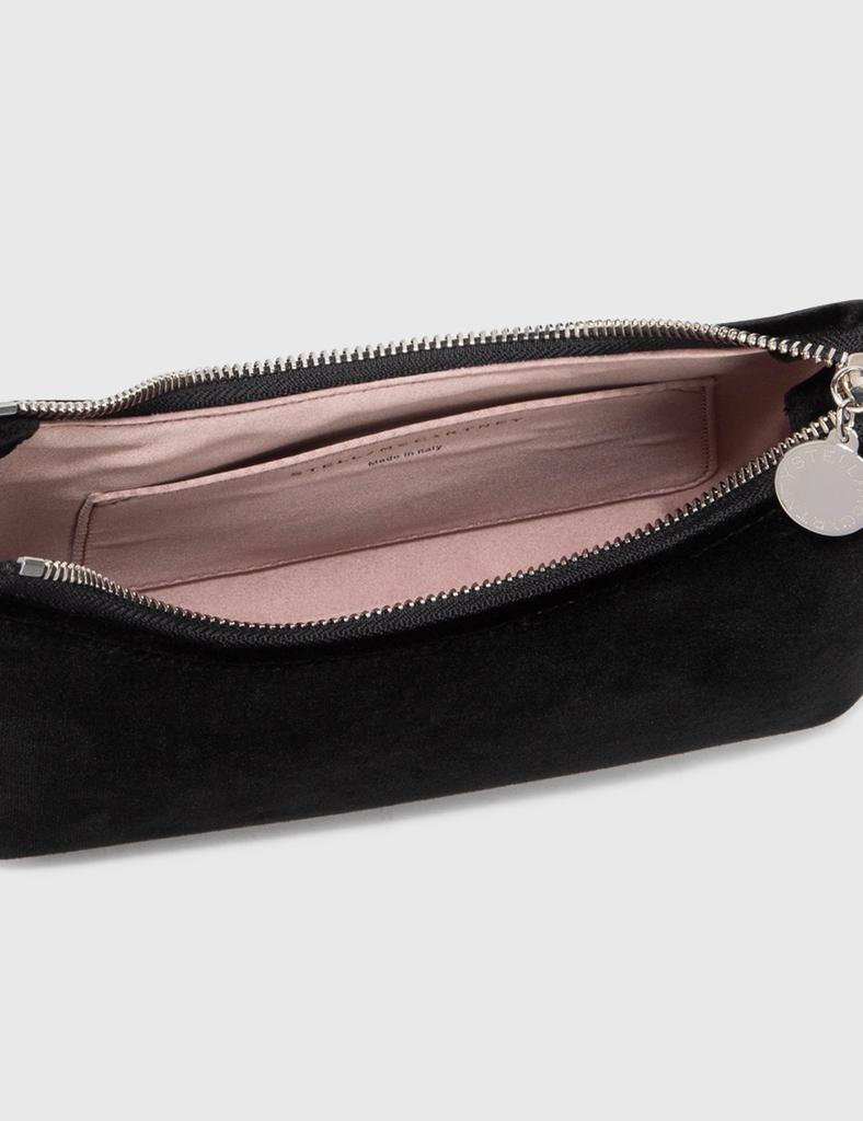 Falabella Mini Velvet and Crystal Chain Shoulder Bag商品第4张图片规格展示