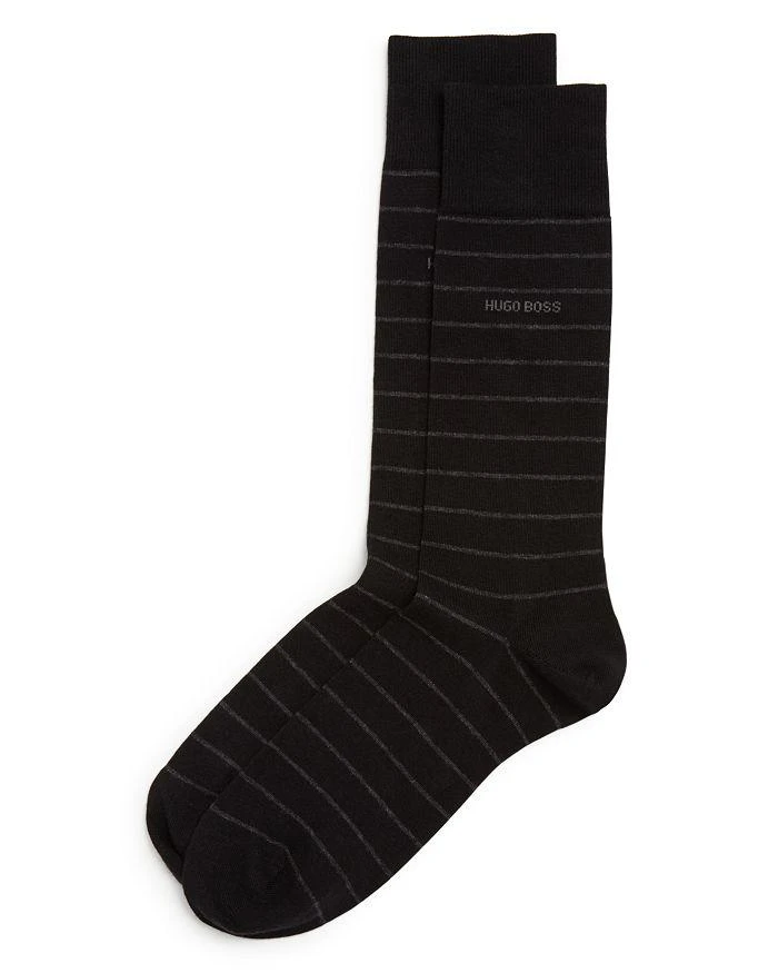 商品Hugo Boss|Brad Striped Dress Socks,价格¥105,第1张图片