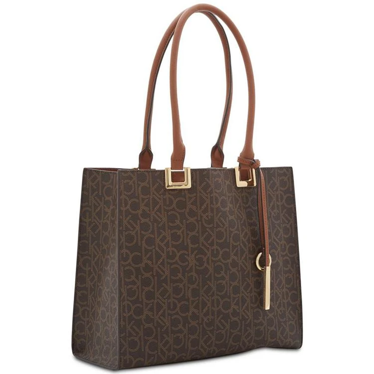 商品Calvin Klein|Juliette Signature Tote,价格¥658,第4张图片详细描述