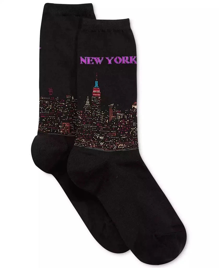 商品Hot Sox|纽约夜景袜子 Hot Sox Women's New York Socks,价格¥69,第1张图片