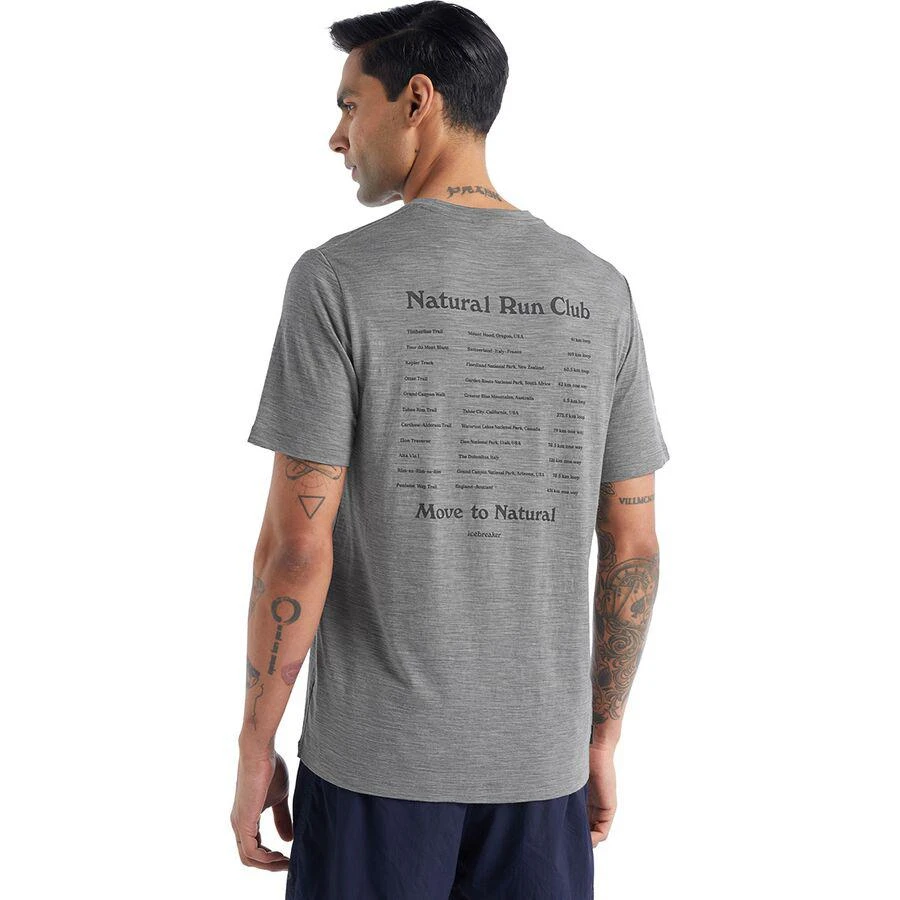 商品Icebreaker|Tech Lite II Natural Run Club Short-Sleeve T-Shirt - Men's,价格¥314,第1张图片