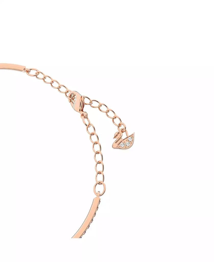 商品Swarovski|Sparkling Dance Oval Round Cut Rose Gold Tone Plated Bracelet,价格¥886,第3张图片详细描述