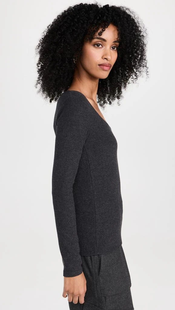 商品Vince|Long Sleeve Cozy Scoop Neck Top,价格¥1096,第3张图片详细描述