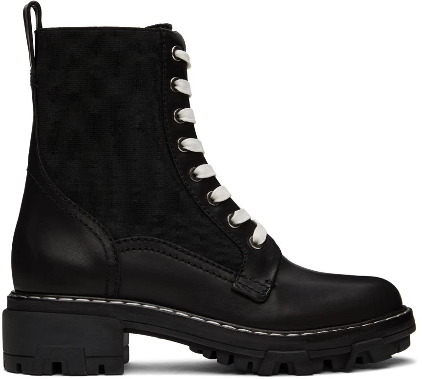 商品Rag & Bone|Black Shiloh Boots,价格¥1625,第1张图片