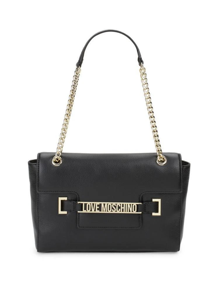 商品Moschino|Chain Leather Shoulder Bag,价格¥1573,第1张图片
