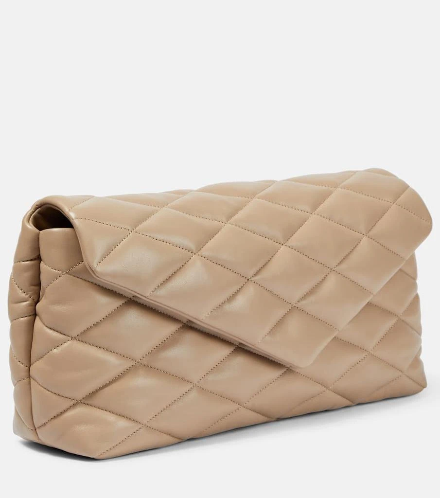 商品Yves Saint Laurent|Sade Puffer quilted leather clutch,价格¥13619,第4张图片详细描述